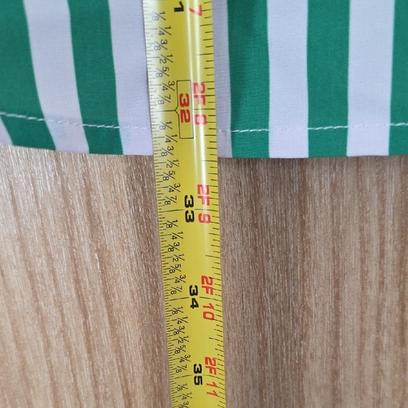 Navy and Green Striped Tunic Top - Picture 9 of 9